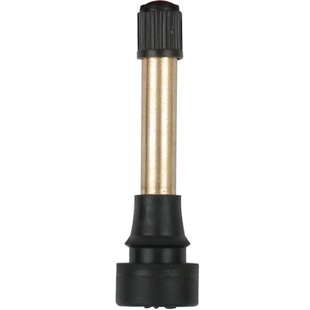 Steelman 2-Inch Brass Stem High Pressure 80 PSI Snap-In Valve Stem, 50PK JS17602HP